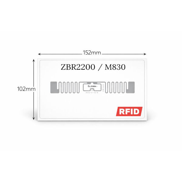 Picture of Zebra RFID 1000 Labels 102x152mm Thermal Transfer Permanent